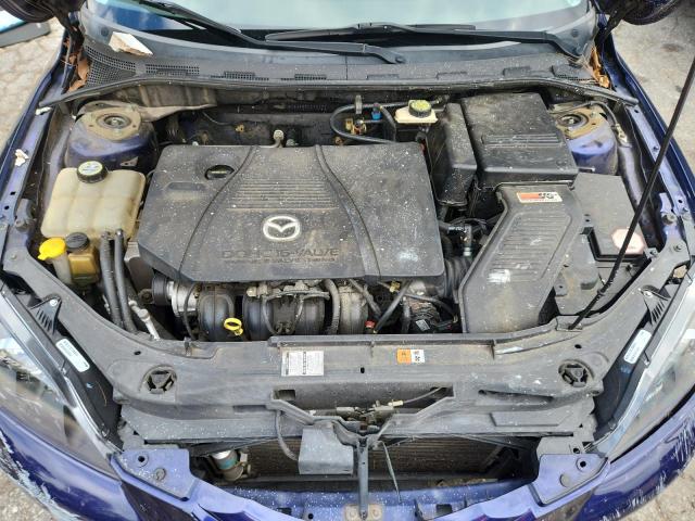 JM1BK343351266137 - 2005 MAZDA 3 HATCHBACK BLUE photo 11