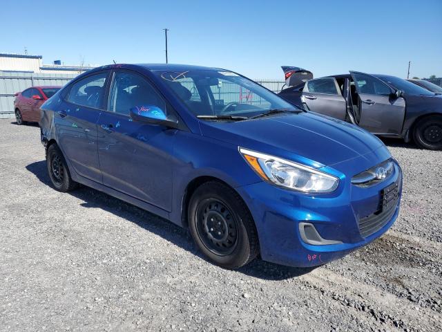 KMHCT4AE3GU959526 - 2016 HYUNDAI ACCENT SE BLUE photo 4