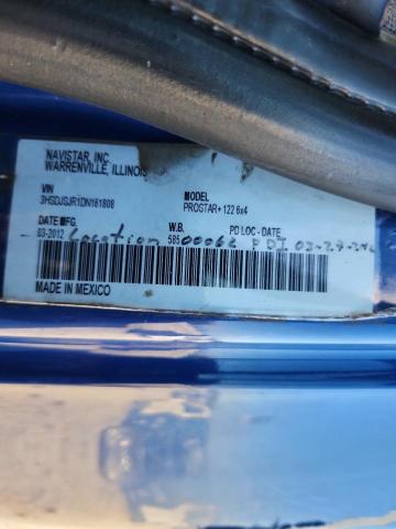 3HSDJSJR1DN161808 - 2013 INTERNATIONAL PROSTAR أزرق صورة 10