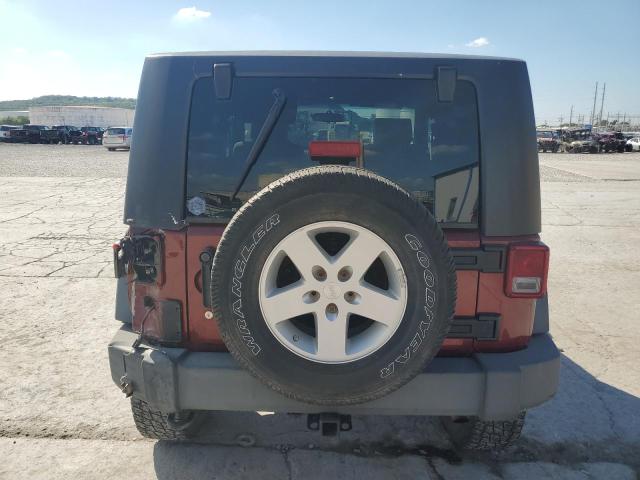 1J4FA24159L735357 - 2009 JEEP WRANGLER X كستنائي صورة 6