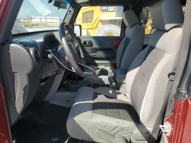 1J4FA24159L735357 - 2009 JEEP WRANGLER X كستنائي صورة 7