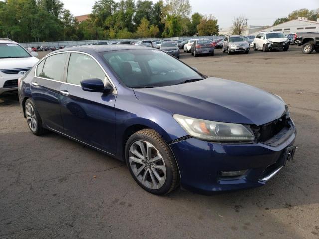 1HGCR2F53EA052341 - 2014 HONDA ACCORD SPORT BLUE photo 4