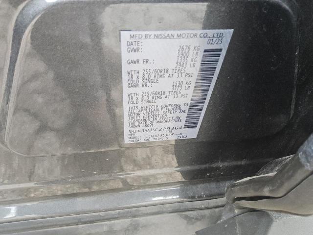 5N1DR3AA1SC229364 - 2025 NISSAN PATHFINDER S Boz foto 14