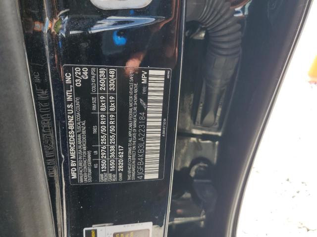 4JGFB4KB3LA223184 - 2020 MERCEDES-BENZ GLE 350 4MATIC BLACK photo 13