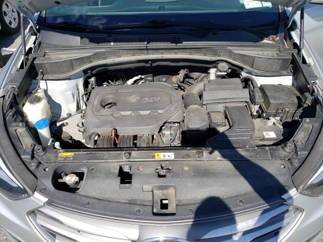 5XYZTDLB5HG386424 - 2017 HYUNDAI SANTA FE SPORT SILVER photo 12