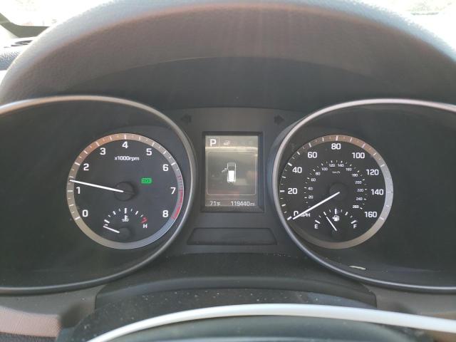 5XYZTDLB5HG386424 - 2017 HYUNDAI SANTA FE SPORT SILVER photo 9