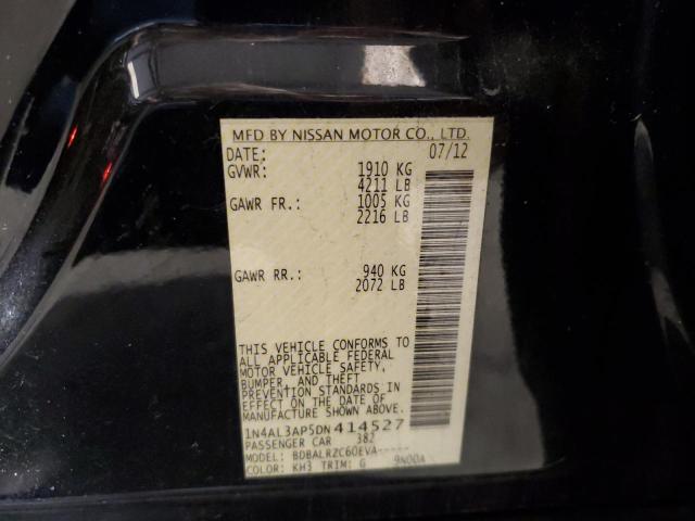 1N4AL3AP5DN414527 - 2013 NISSAN ALTIMA 2.5 黑色 照片 13