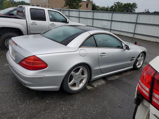 WDBSK75F83F034518 - 2003 MERCEDES-BENZ SL 500R SILVER photo 3