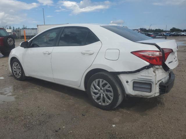 2T1BURHE6KC222701 - 2019 TOYOTA COROLLA L WHITE photo 2