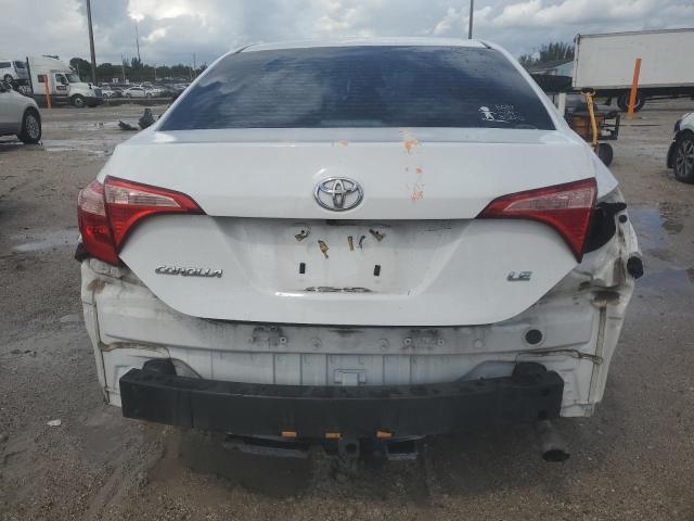 2T1BURHE6KC222701 - 2019 TOYOTA COROLLA L WHITE photo 6