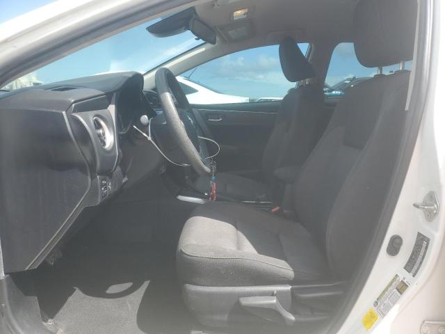 2T1BURHE6KC222701 - 2019 TOYOTA COROLLA L WHITE photo 7