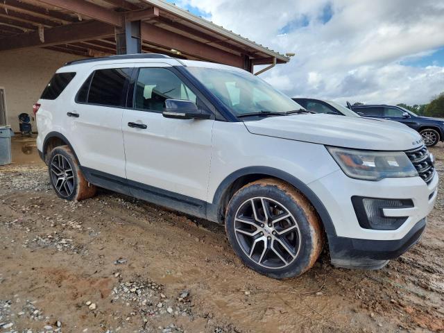 1FM5K8GT6GGB09462 - 2016 FORD EXPLORER SPORT WHITE photo 4