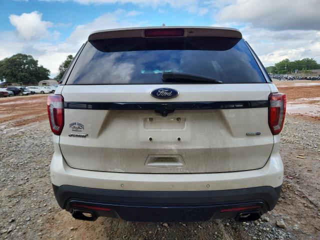 1FM5K8GT6GGB09462 - 2016 FORD EXPLORER SPORT WHITE photo 6