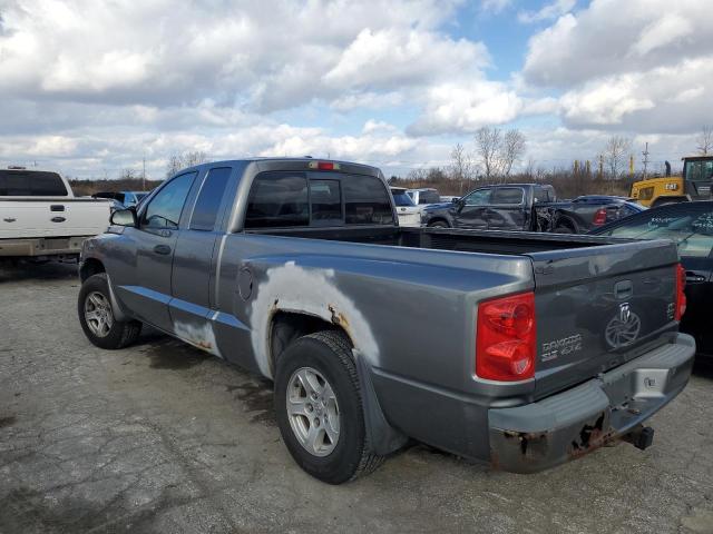 1D7HW42PX7S256654 - 2007 DODGE DAKOTA SLT GRAY photo 2