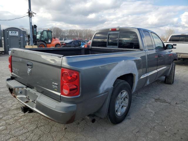 1D7HW42PX7S256654 - 2007 DODGE DAKOTA SLT GRAY photo 3