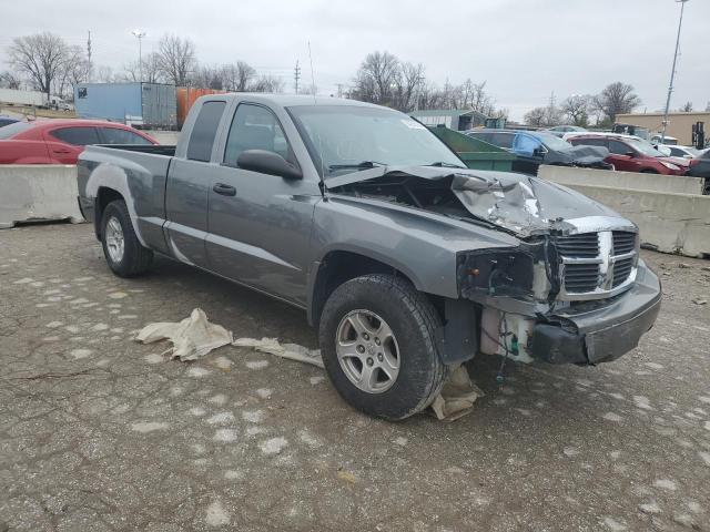 1D7HW42PX7S256654 - 2007 DODGE DAKOTA SLT GRAY photo 4