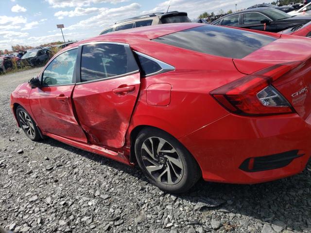 2HGFC2F82JH024146 - 2018 HONDA CIVIC EX RED photo 2