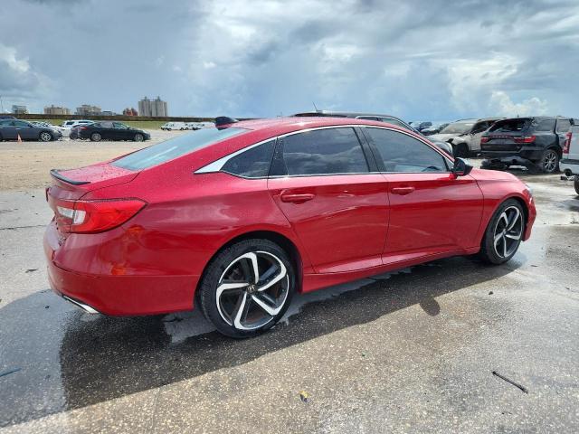 1HGCV2F3XMA022424 - 2021 HONDA ACCORD SPORT RED photo 3