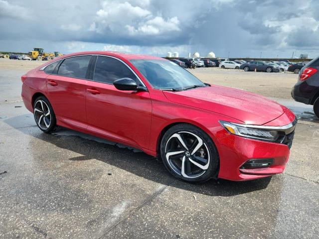 1HGCV2F3XMA022424 - 2021 HONDA ACCORD SPORT RED photo 4