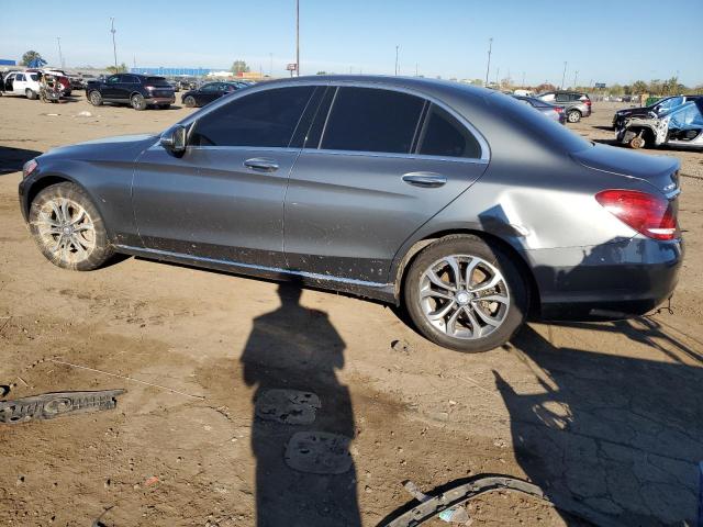 55SWF4KBXHU201205 - 2017 MERCEDES-BENZ C 300 4MATIC GRAY photo 2
