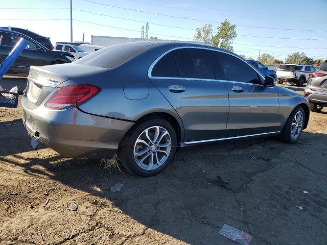 55SWF4KBXHU201205 - 2017 MERCEDES-BENZ C 300 4MATIC GRAY photo 3