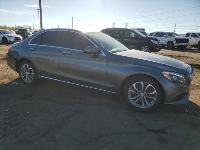 55SWF4KBXHU201205 - 2017 MERCEDES-BENZ C 300 4MATIC GRAY photo 4
