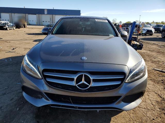 55SWF4KBXHU201205 - 2017 MERCEDES-BENZ C 300 4MATIC GRAY photo 5