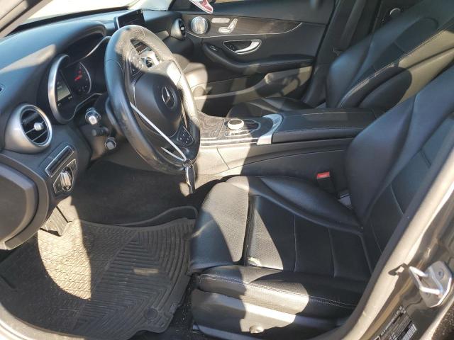 55SWF4KBXHU201205 - 2017 MERCEDES-BENZ C 300 4MATIC GRAY photo 7