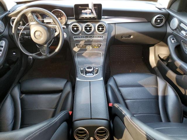 55SWF4KBXHU201205 - 2017 MERCEDES-BENZ C 300 4MATIC GRAY photo 8