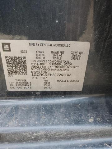 1GCRCREH8JZ261147 - 2018 CHEVROLET SILVERADO C1500 LT Qara foto 13