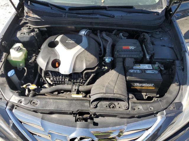 5NPEC4AB4BH184028 - 2011 HYUNDAI SONATA SE BLUE photo 11