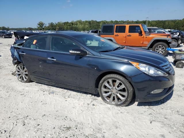 5NPEC4AB4BH184028 - 2011 HYUNDAI SONATA SE BLUE photo 4