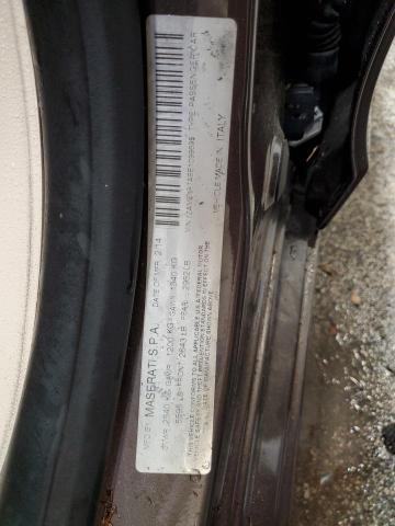 ZAM57RTA5E1099695 - 2014 MASERATI GHIBLI S Қоңыр фото 12