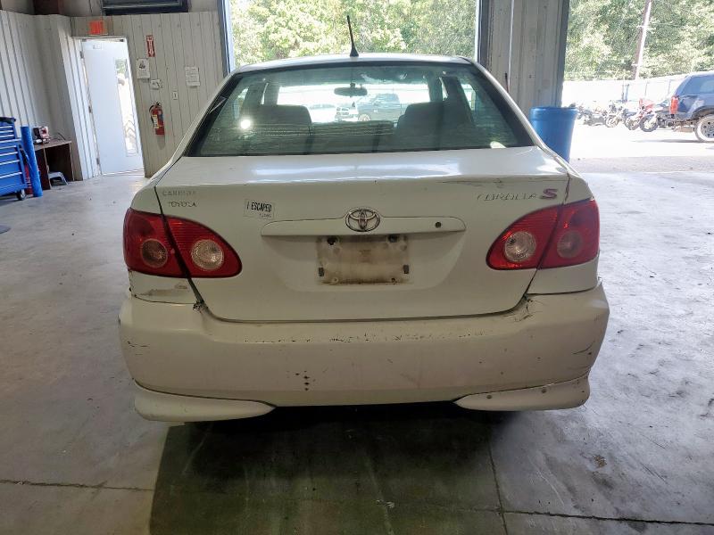 1NXBR32E35Z419643 - 2005 TOYOTA COROLLA CE WHITE photo 6