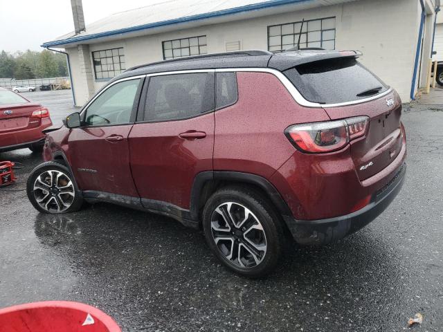 3C4NJDCB8NT225929 - 2022 JEEP COMPASS LIMITED BURGUNDY photo 2