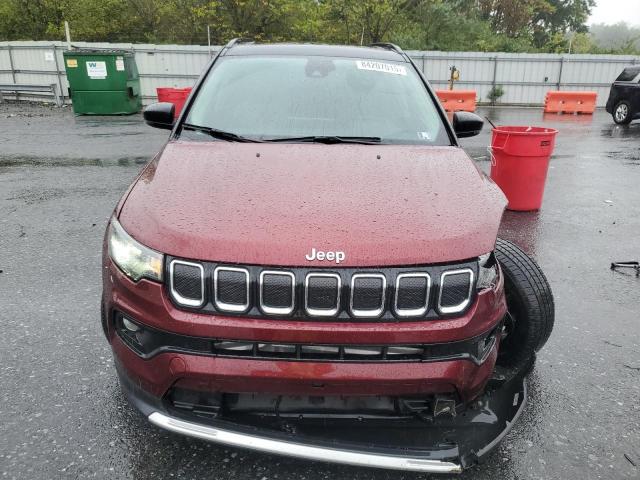 3C4NJDCB8NT225929 - 2022 JEEP COMPASS LIMITED BURGUNDY photo 5