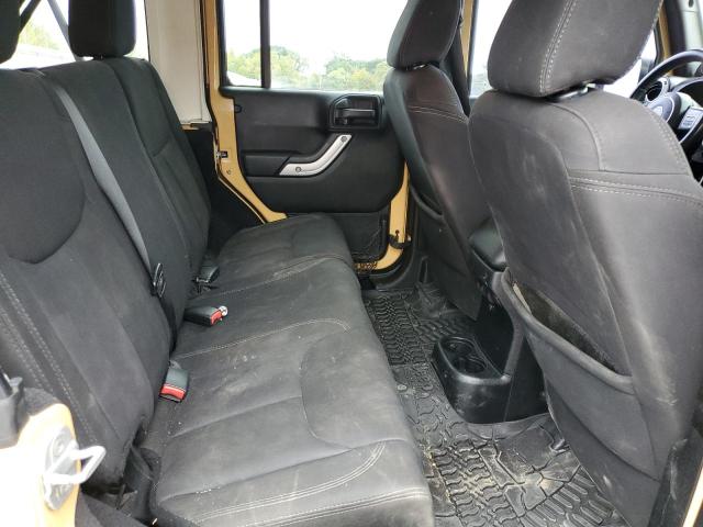 1C4BJWEG0DL629549 - 2013 JEEP WRANGLER UNLIMITED SAHARA YELLOW photo 11