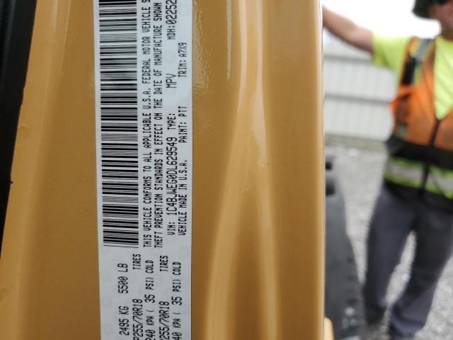 1C4BJWEG0DL629549 - 2013 JEEP WRANGLER UNLIMITED SAHARA YELLOW photo 14