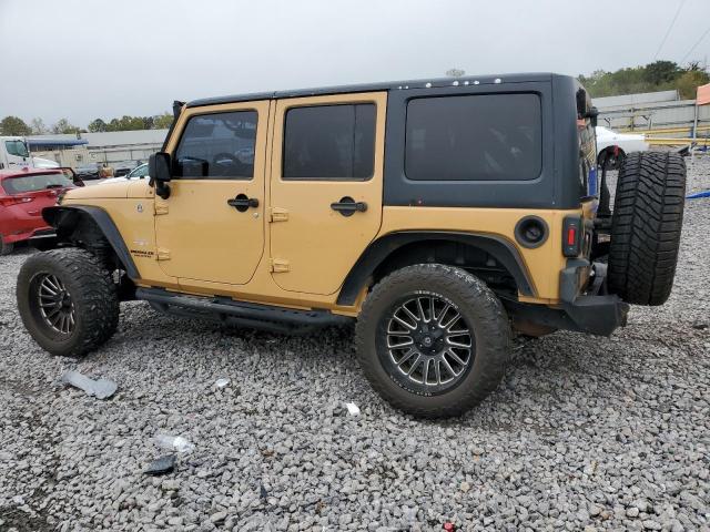 1C4BJWEG0DL629549 - 2013 JEEP WRANGLER UNLIMITED SAHARA YELLOW photo 2