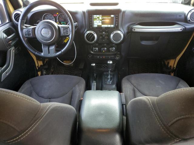 1C4BJWEG0DL629549 - 2013 JEEP WRANGLER UNLIMITED SAHARA YELLOW photo 8