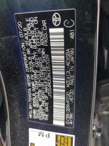 JTDS4MCE8MJ057039 - 2021 TOYOTA COROLLA SE 黑色 照片 12