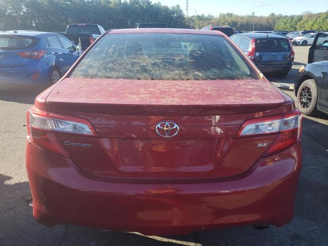 4T1BF1FK3EU804522 - 2014 TOYOTA CAMRY L RED photo 6