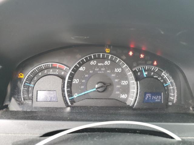 4T4BF1FK4CR188249 - 2012 TOYOTA CAMRY BASE ნაცრისფერი ფოტო 9