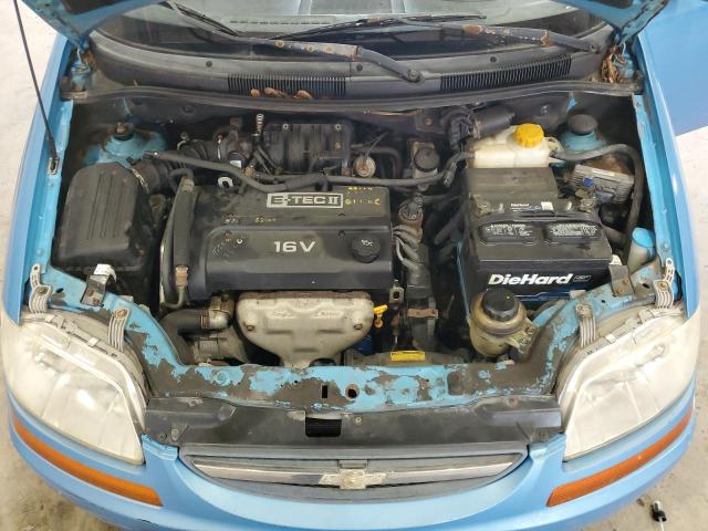 KL1TG66636B651070 - 2006 CHEVROLET AVEO LT ლურჯი ფოტო 11