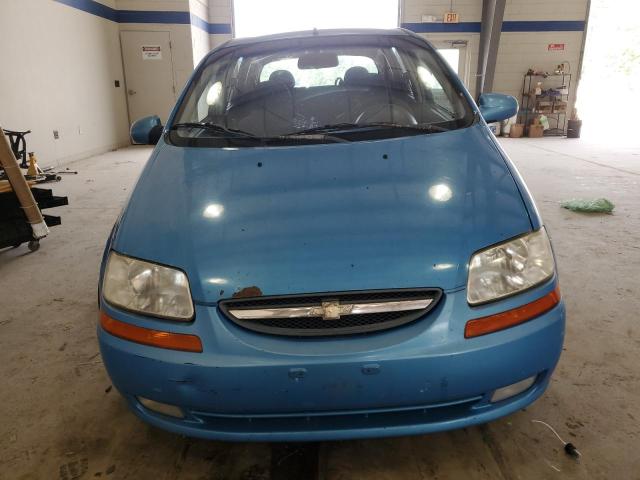 KL1TG66636B651070 - 2006 CHEVROLET AVEO LT ლურჯი ფოტო 5