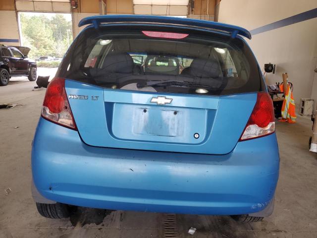 KL1TG66636B651070 - 2006 CHEVROLET AVEO LT ლურჯი ფოტო 6
