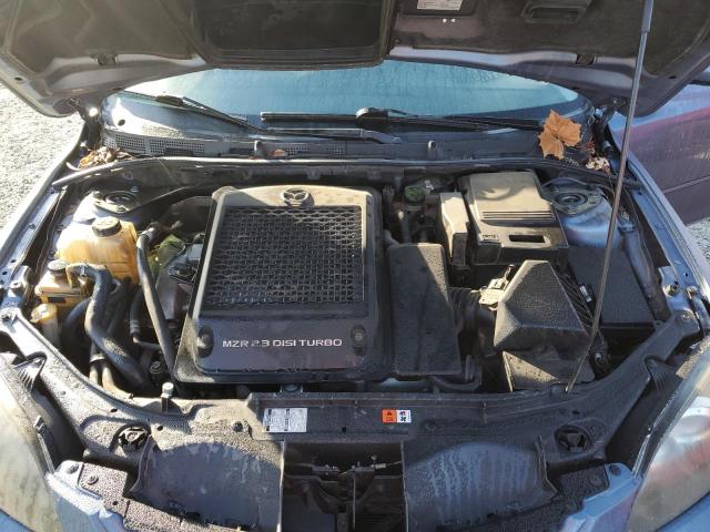 JM1BK34M381858537 - 2008 MAZDA SPEED 3 GRAY photo 11