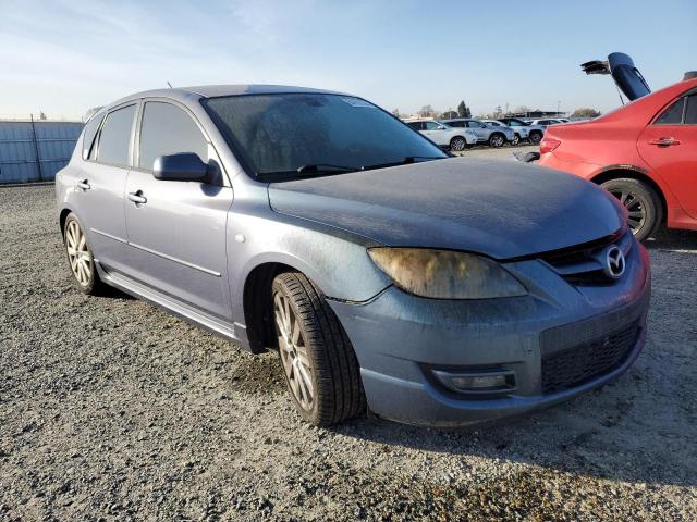 JM1BK34M381858537 - 2008 MAZDA SPEED 3 GRAY photo 4