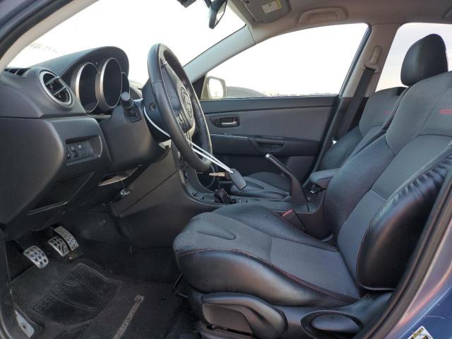 JM1BK34M381858537 - 2008 MAZDA SPEED 3 GRAY photo 7