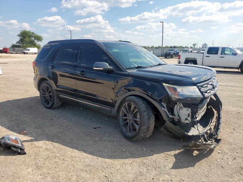 1FM5K7DH8JGB88862 - 2018 FORD EXPLORER XLT Noir photo 4